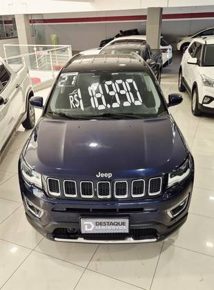 JEEP COMPASS 2.0 16V FLEX LIMITED AUTOMÁTICO JEEP COMPASS 2.0 16V FLEX LIMITED AUTOMÁTICO